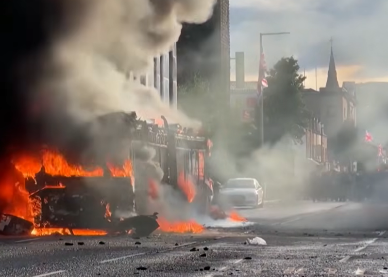 Riots in Belfast