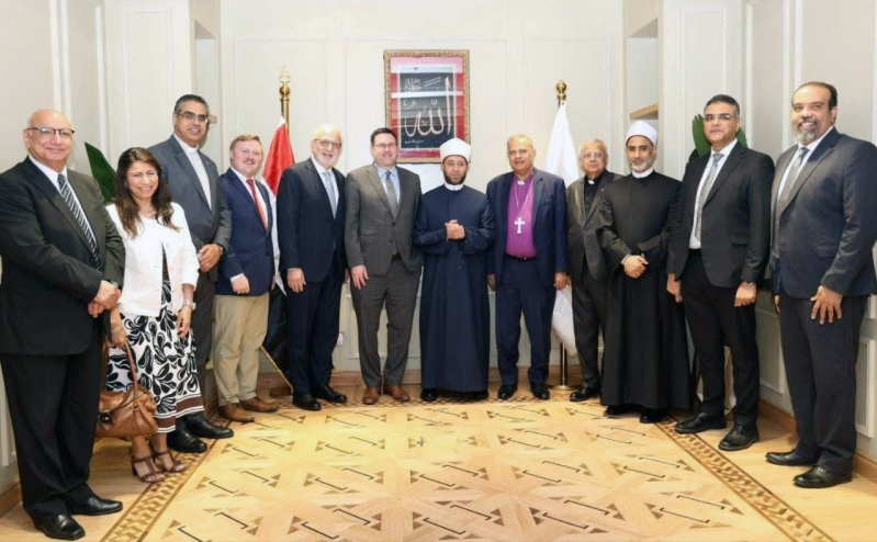 Baptist World Alliance delegation meets with Dr. Osama Al-Azhari, Egypts Minister of Religious Endowments, to discuss a proposed memorandum of understanding between the BWA and the Ministry of Islamic Waqf.