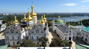 Kyiv-Pechersk Lavra monastery in Kyiv, Ukraine in 2019.