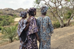 Abducted women in Nigeria who have now been released.