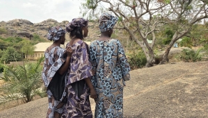 Abducted women in Nigeria who have now been released.