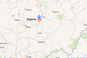Location of Riyom County, Plateau state, Nigeria.