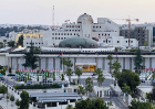 The Jordanian Parliament building in Amman.
