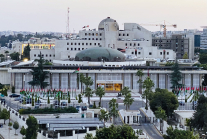 The Jordanian Parliament building in Amman.