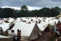 Kandhamal Relief Camp following 2008 violence in Kandhamal District, Odisha state, India.