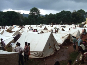 Kandhamal Relief Camp following 2008 violence in Kandhamal District, Odisha state, India.