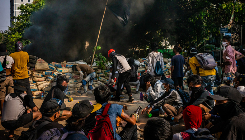 Anti-coup Protest Myanmar