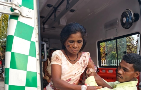 Christian woman attacked in Sadrapal village, Chhattisgarh state, on May 31, 2026.