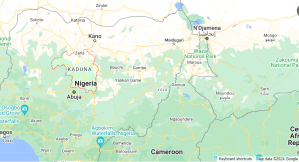 Location of Kaduna state in Nigeria.