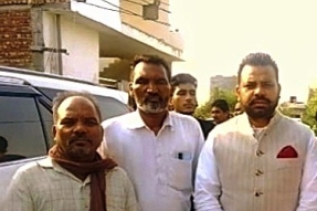 Pastor Prakash Singh (L), Pastor Puran Shafri (center) and Jatinder Masih Gaurav of the Punjab State Minority Commission.