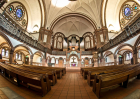 An interior view of the Passionskirche (Passion Church) in Berlin, Germany, Dec. 4, 2020.
