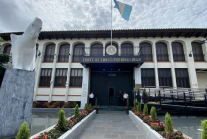 Guatemalas Constitutional Court building in Guatemala City, where the Lambda Association filed a challenge to the Civil Codes definition of marriage.