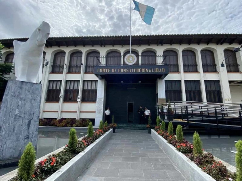 Guatemalas Constitutional Court building in Guatemala City, where the Lambda Association filed a challenge to the Civil Codes definition of marriage.
