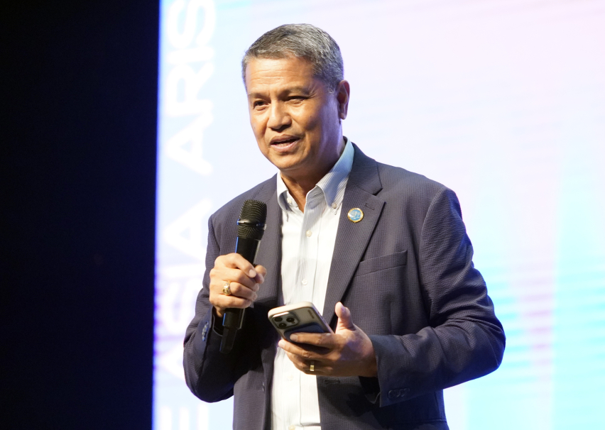 Bishop Noel Pantoja, National Director of the Philippines Council of Evangelical Churches and chair of the Arise Asia board, addresses delegates at the opening session of the Arise Asia 2026 Congress in Manila, Philippines, July 27, 2026.