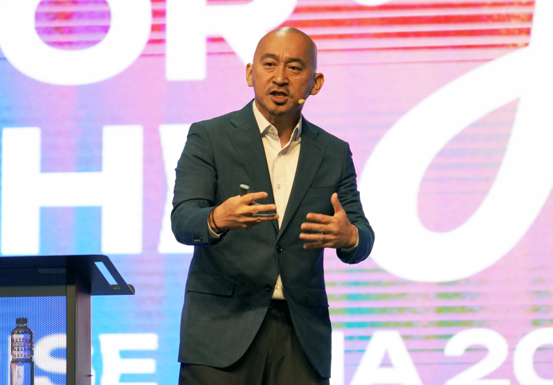 Pastor Wayne Chen, director of Radius Asia, addresses delegates during the opening night of the Arise Asia 2026 Congress in Manila, Philippines, July 27, 2026.