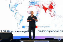 Jason Mandryk, editor of Operation World, addresses delegates during the morning session of the Arise Asia 2026 Congress in Manila, Philippines, July 28, 2026.
