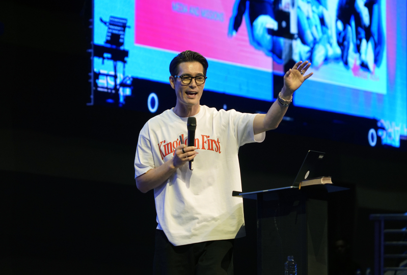 Christian is Christ with an IAN — and the IAN is I Am Nothing. I am nothing without Christ. — Ricky Kim, Asia Pacific Digital Ministry Director for One Hope, speaks at the Arise Asia 2026 Congress in Manila.
