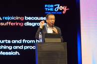 Patrick Fung, Chair of the Global Board of Directors of Arise Asia and Director Emeritus of OMF International, addresses delegates during the morning session of the Arise Asia 2026 Congress in Manila, Philippines, July 29, 2026.