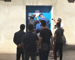 Sealing of Tafath church in Tizi-Ouzou, Algeria on Oct. 16, 2019.