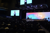 Rev. Dr. David Ro, co-founder and executive director of Arise Asia, addresses delegates at the Arise Asia 2026 Congress at Christs Commission Fellowship Central in Manila, Philippines.