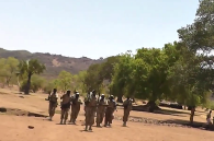 Members of the SPLA in Nuba Mountains in video recording from 2014.