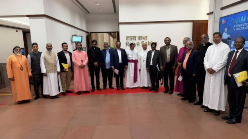 Christian delegation that met with Union Home Minister Amit Shah on Aug. 6, 2026.