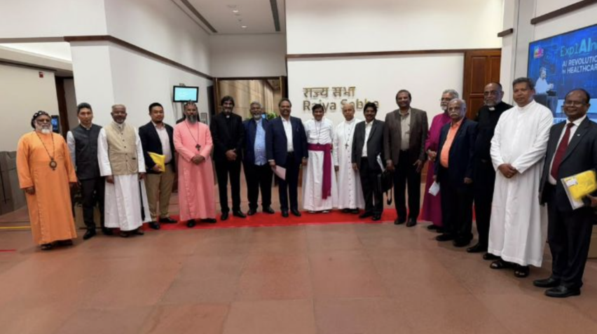 Christian delegation that met with Union Home Minister Amit Shah on Aug. 6, 2026.
