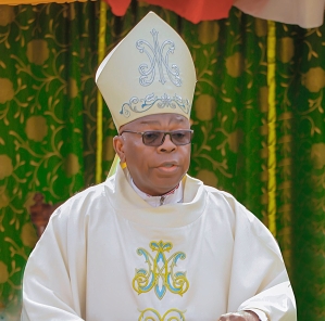 Most Rev. Dr. Augustine Obiora Akubeze, Archbishop of the Catholic Archdiocese of Benin, southwest Nigeria.