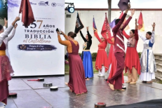 Christian dancers participated in Managua, Nicaragua, in a commemorative event marking 457 years since the publication of the Bible in Spanish.