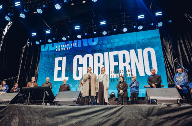 Buenos Aires Mayor Jorge Macri, his wife, María Belén