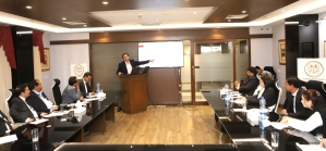 Supreme Court Advocate Saqib Jillani speaks on forced conversion and child marriage at workshop in Multan, Pakistan that took place on Aug. 21-22, 2026.