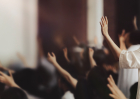 Young Christians take part in a worship service in South Korea