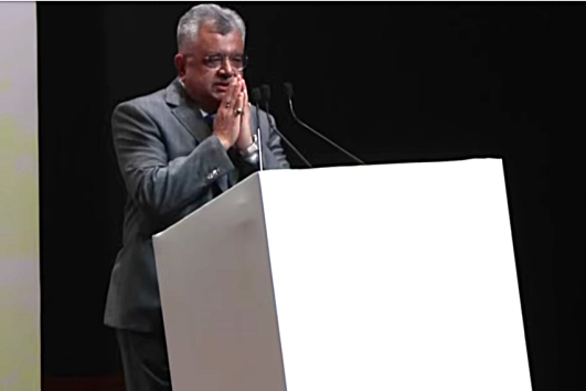 Solicitor General Tushar Mehta of India at recent book launch.