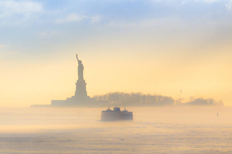 The Statue of Liberty stands in New York Harbor, long a symbol of refuge for those fleeing persecution, its pedestal bearing Emma Lazarus’ sonnet welcoming immigrants through a “golden door.” Fiscal Year 2026 will likely close Sept. 30 with no persecuted