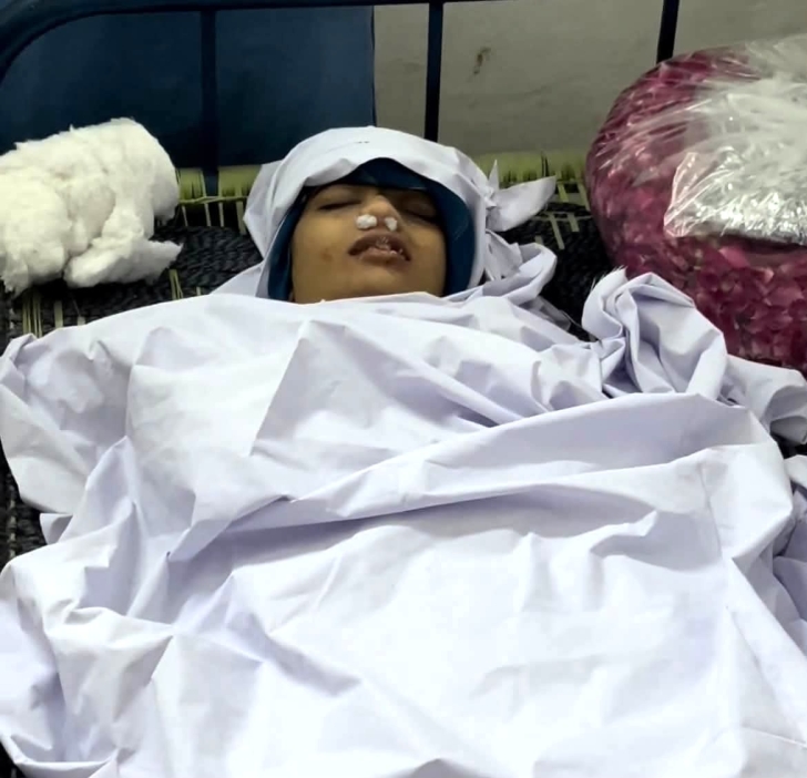 Body of Saba Mehboob after Sept. 3, 2026 shooting.