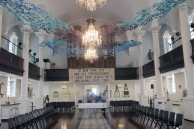 Ever Present exhibit inside St. Pauls Chapel