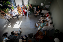 Arnaud Schrodi and his family have set up a church plant