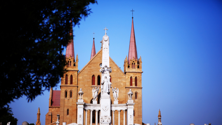 St. Patricks Cathedral stands in Karachi, Pakistan, in this undated photo.