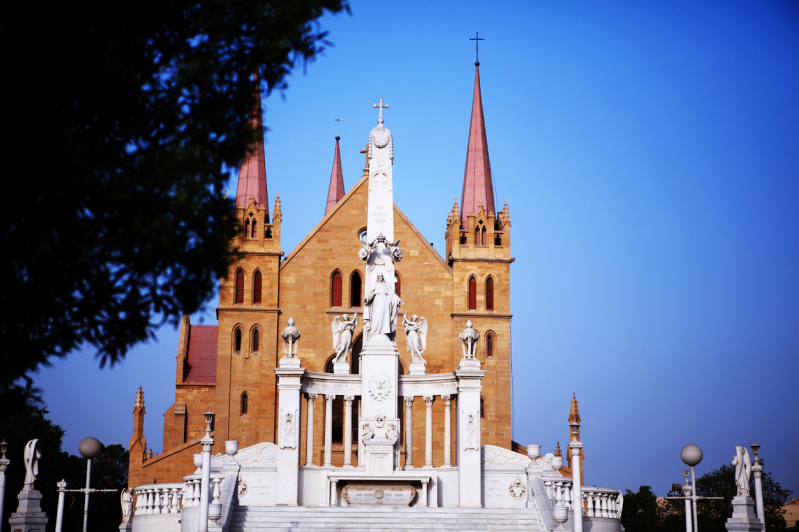 St. Patricks Cathedral stands in Karachi, Pakistan, in this undated photo.