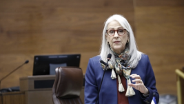 Opposition lawmaker Abril Gordienko.