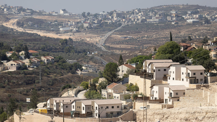 The Israeli settlement of Kedumim stands in the occupied West Bank, Sept. 8, 2026.