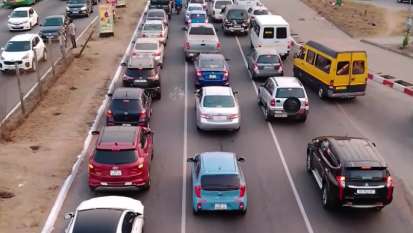 Traffic in Accra, Ghana