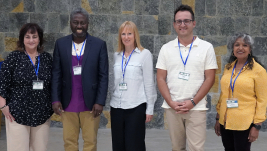 Members of the One People Network steering group at the networks launch during Hope for Europe 2026 in Golem, Albania.