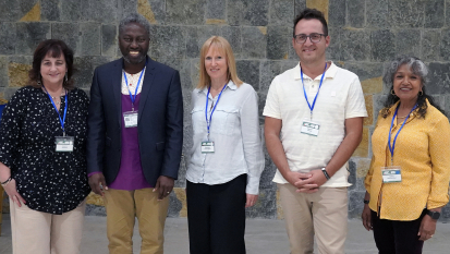 Members of the One People Network steering group at the networks launch during Hope for Europe 2026 in Golem, Albania.