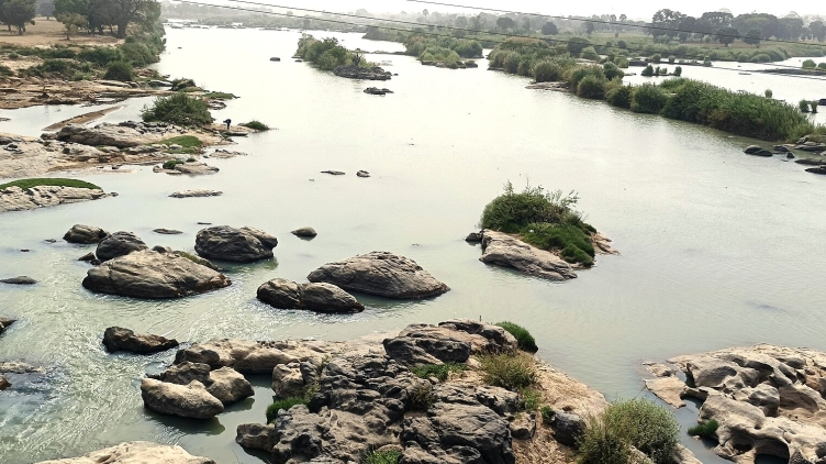 Kaduna River along Karji, Chikun County, Kaduna state, Nigeria.