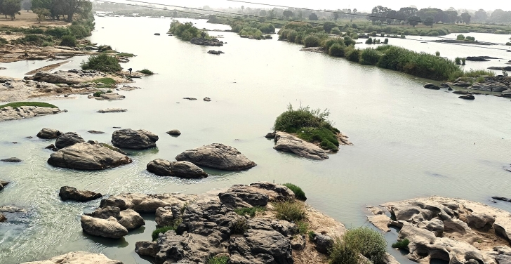 Kaduna River along Karji, Chikun County, Kaduna state, Nigeria.