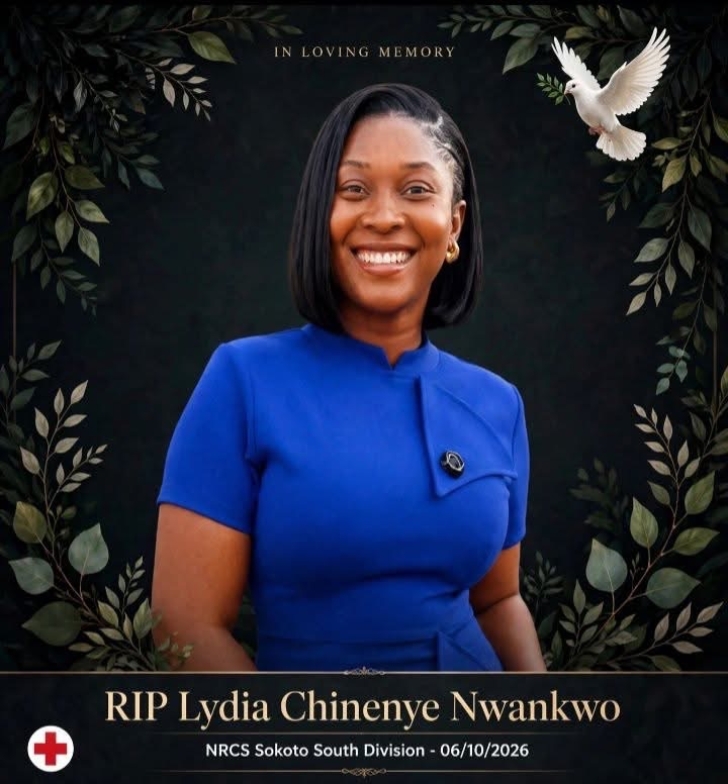 Nigerian Red Cross Society tribute to Lydia Nwankwo, slain in Sokoto state, Nigeria on Oct. 6, 2026.