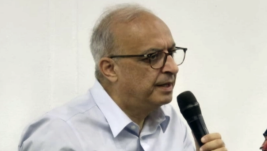 Rev. Botrus Mansour, secretary general of the World Evangelical Alliance (WEA), participates in the panel “The Role of the Leader in Fundraising” during the 13th General Assembly of the Latin Evangelical Alliance (AEL) in San José, Costa Rica.