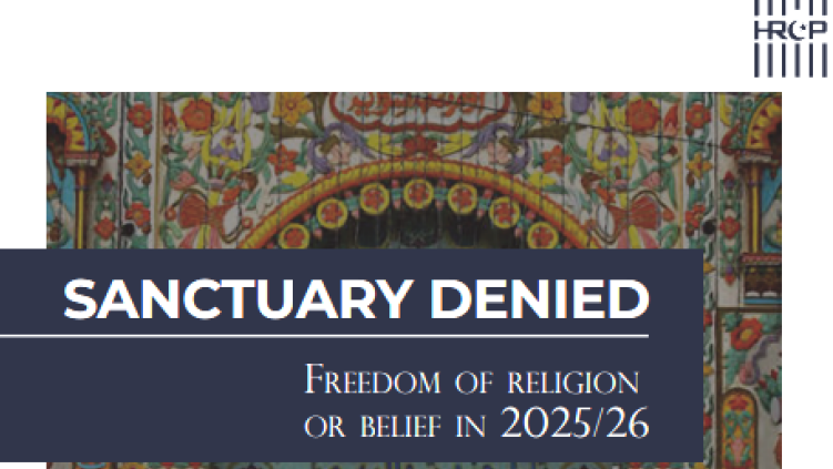 Freedom of religion and belief report by Human Rights Commission of Pakistan.