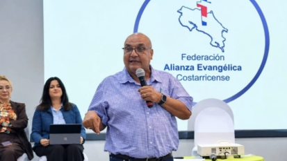 Pastor Ronald Vargas Badilla, president of the Costa Rican Evangelical Alliance Federation (FAEC).
